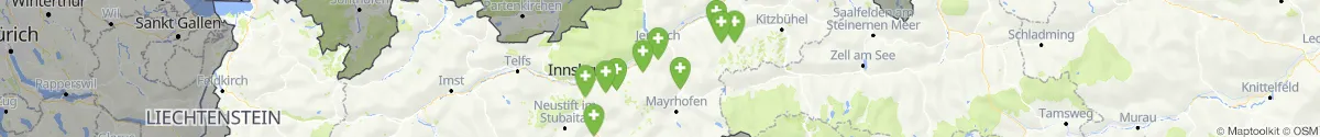 Map view for Pharmacies emergency services nearby Brandberg (Schwaz, Tirol)